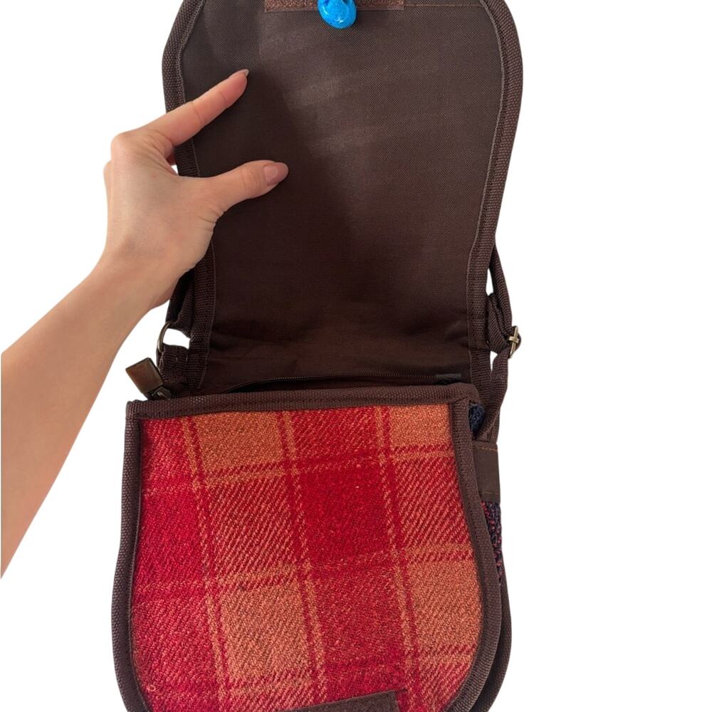 Woven Multicolor Stripe Crossbody Bag - Boho Shoulder Bag - Picture 5 of 10